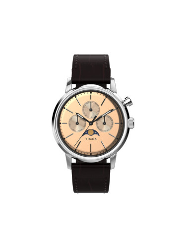 Timex Часовник Marlin TW2W51100 Кафяв