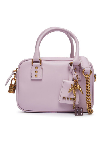 Pinko Дамска чанта Bowling Bag Mini . PE 24 PLTT 102791 A0F1 Виолетов