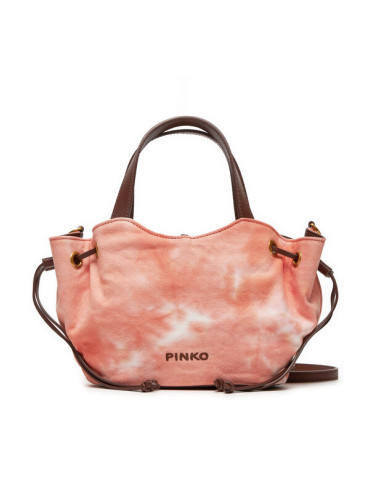 Pinko Дамска чанта Pagoda Small Shopper PE 24 PLTT 102910 A1MB Оранжев