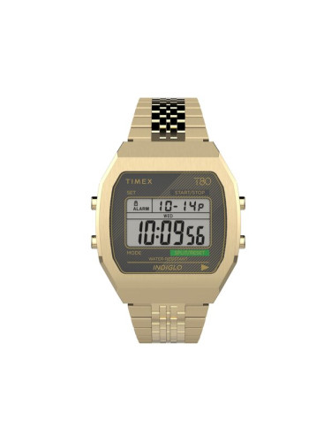 Timex Часовник T80 TW2V74300 Златист