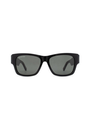 Balenciaga Bb0262Sa 001 56 - правоъгълна слънчеви очила, дамски, черни