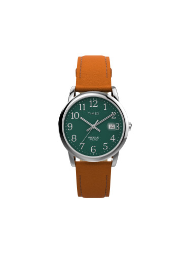 Часовник Timex Easy Reader Classic TW2W54600 Кафяв