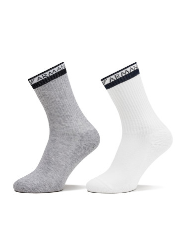 Комплект 2 чифта дълги чорапи дамски Emporio Armani 292303 4R227 01848 Цветен