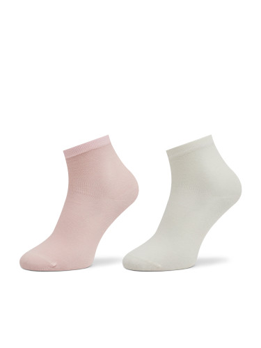 Комплект 2 чифта къси чорапи дамски Tommy Hilfiger 373001001 Розов