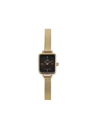 Часовник Daniel Wellington Quadro Mini Evergold Amber DW00100654 Златист