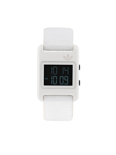 Часовник adidas Originals Retro Pop Digital Watch AOST23064 Бял