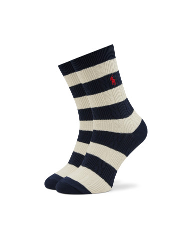 Чорапи дълги дамски Polo Ralph Lauren Rugby Cable 455942322002 Тъмносин