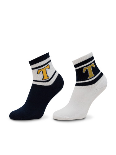Комплект 2 чифта дълги чорапи дамски Tommy Jeans 701228093 Цветен