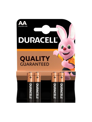 Батерия алк. Duracell AA/LR6 BASIC бл.4