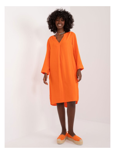 Dress-D73761M30430A-orange