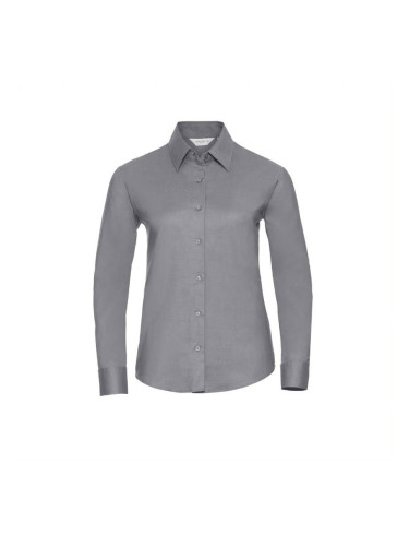 Women's Long Sleeve Shirt, Easy Care, Oxford R932F 70/30 130g/135g