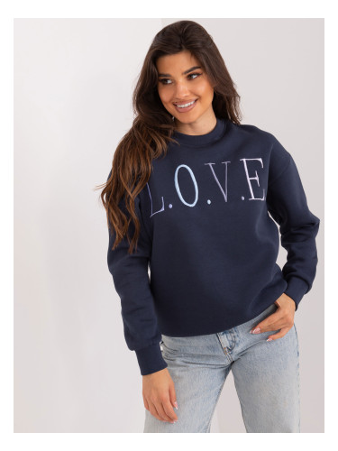 Sweatshirt-D10606BA02565C-navy blue