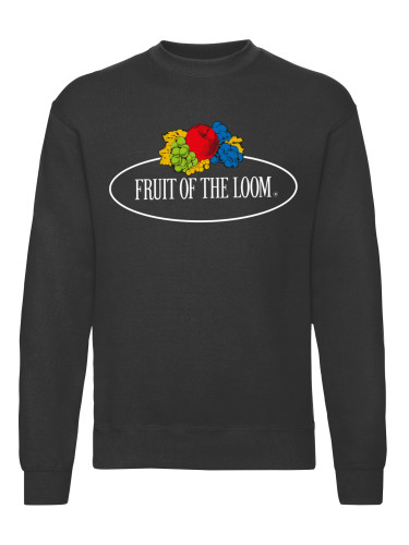 Men's Vintage Set in Sweat Sweatshirt with a large Fruit of the Loom logo