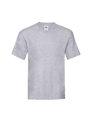 Grey T-shirt Original V-neck Fruit of the Loom