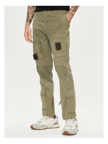 Aeronautica Militare Текстилни панталони 241PA1387CT1493 Зелен Regular Fit