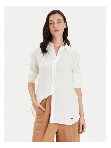 Weekend Max Mara Риза Werner 2415111042 Бял Regular Fit
