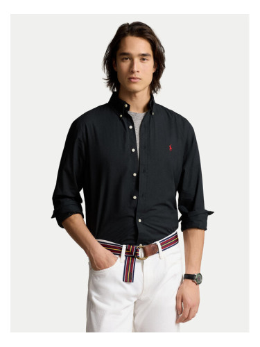 Polo Ralph Lauren Риза 710928255006 Черен Custom Fit