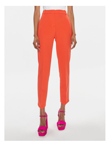 Pinko Текстилни панталони Bello 100155 A1L4 Оранжев Slim Fit