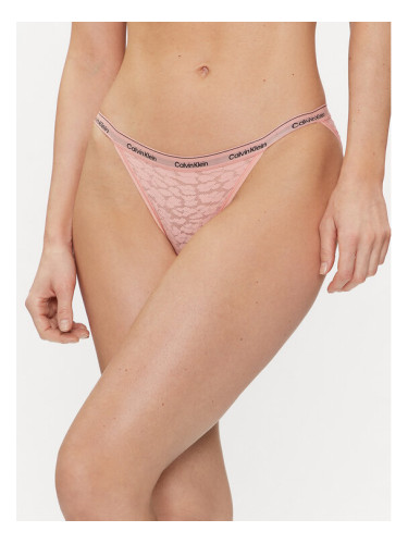Calvin Klein Underwear Класически дамски бикини 000QD5213E Розов