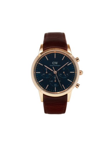 Daniel Wellington Часовник Iconic Chronograph St Mawes Arctic DW00100639 Кафяв