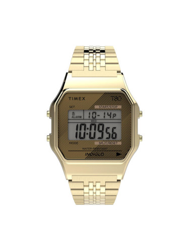 Timex Часовник T80 TW2R79200 Златист