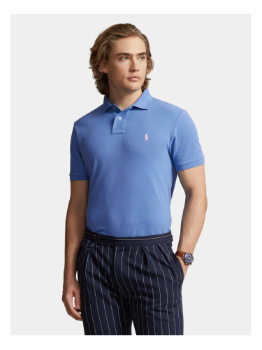 Polo Ralph Lauren Тениска с яка и копчета 710536856403 Син Slim Fit