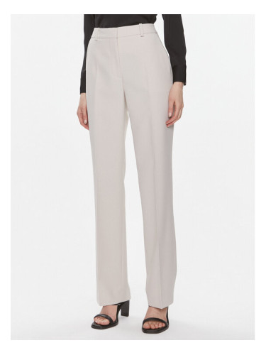 Calvin Klein Текстилни панталони Essential K20K206879 Сив Slim Fit