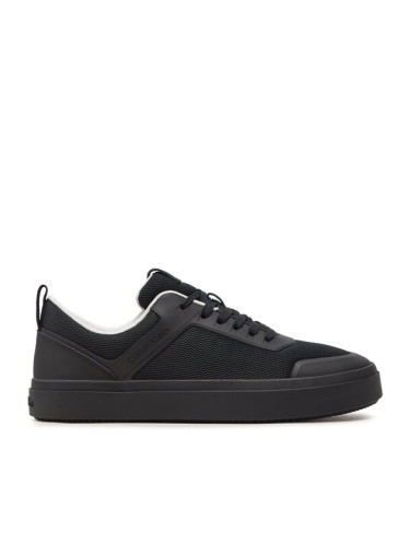 Calvin Klein Сникърси Low Top Lace Up Knit HM0HM01488 Черен