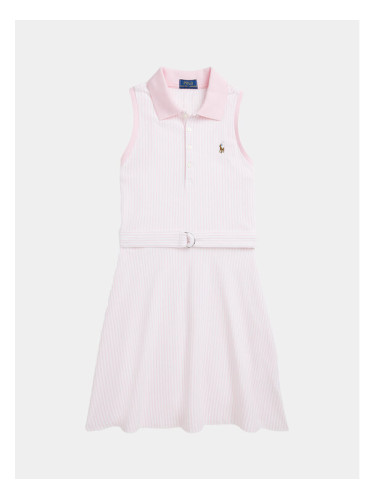 Polo Ralph Lauren Ежедневна рокля 313934963002 Розов Regular Fit