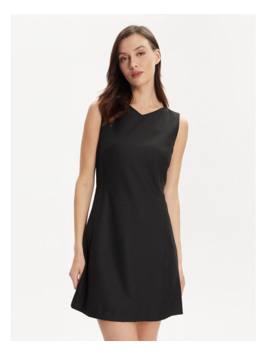 MAX&Co. Коктейлна рокля Newyork 2418221014200 Черен Regular Fit