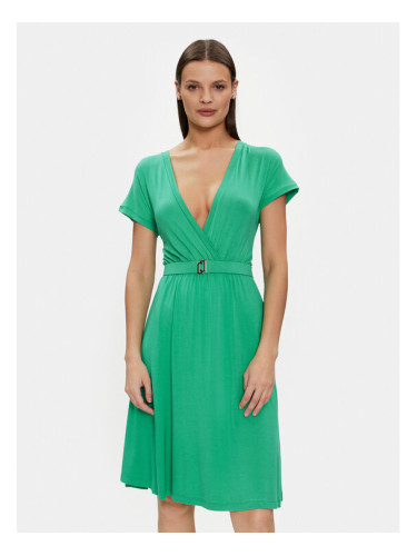 Liu Jo Ежедневна рокля VA4112 JS360 Зелен Regular Fit