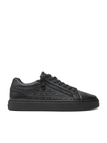 Calvin Klein Сникърси Low Top Lace Up W/ Zip Mono HM0HM01496 Черен