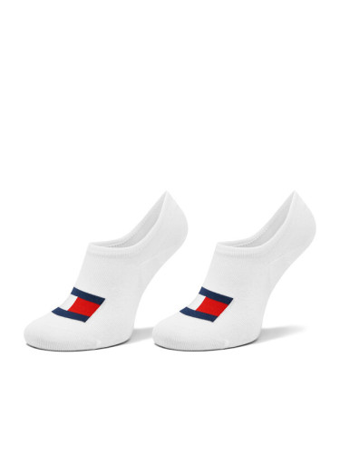 Tommy Hilfiger Чорапи терлик унисекс 701228224 Бял