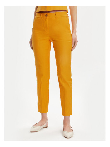 Marella Текстилни панталони Oceania 2413131062 Оранжев Regular Fit