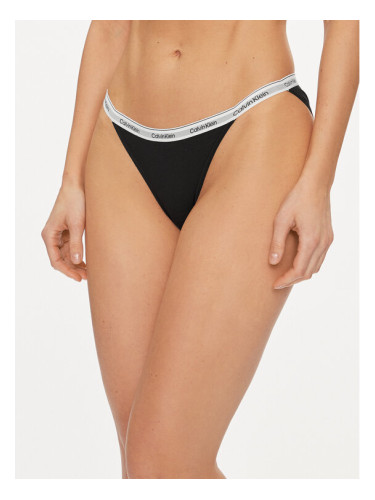 Calvin Klein Underwear Класически дамски бикини 000QD5215E Черен