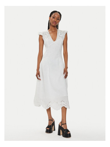 TWINSET Лятна рокля 241TT2330 Бял Regular Fit