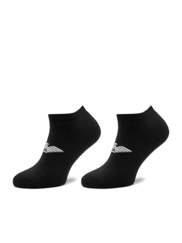 Emporio Armani Комплект 2 чифта къси чорапи мъжки 306208 4R300 00020 Черен
