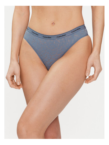 Calvin Klein Underwear Дамски бикини тип бразилиана 000QD5233E Син