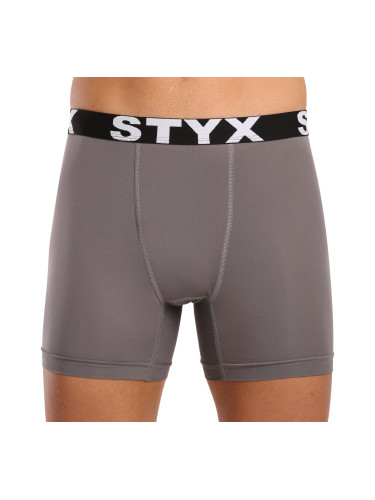 Men's functional boxer shorts Styx dark grey