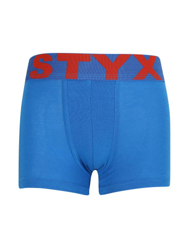 Kids boxers Styx sports rubber blue
