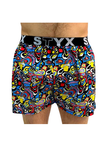 Men's shorts Styx art sports rubber sketch