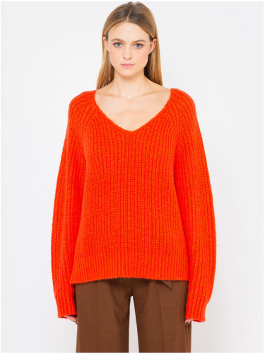 Orange Women's Loose Sweater CAMAIEU - Women