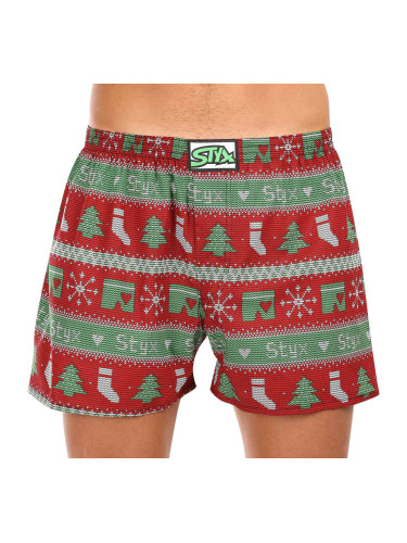 Men's shorts Styx art classic rubber Christmas knitted