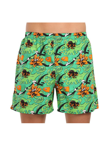 Men's home boxer shorts with pockets Styx tropic