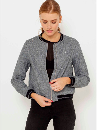 Grey Brindle Lightweight Jacket CAMAIEU - Women