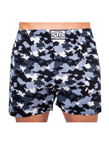 Men's shorts Styx art classic rubber oversize camouflage digital (E1150)