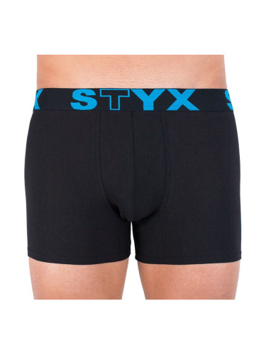 Men's boxers Styx long sports rubber black