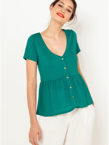 Green blouse CAMAIEU - Women