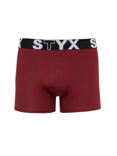Kids boxers Styx sports rubber burgundy