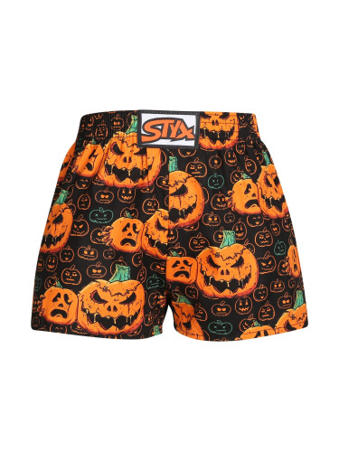 Children's boxer shorts Styx art classic rubber Halloween pumpkin